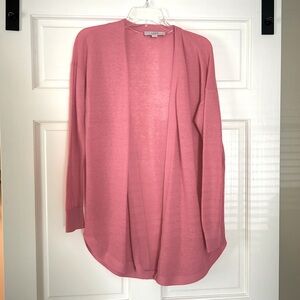 Loft medium cardigan, salmon color